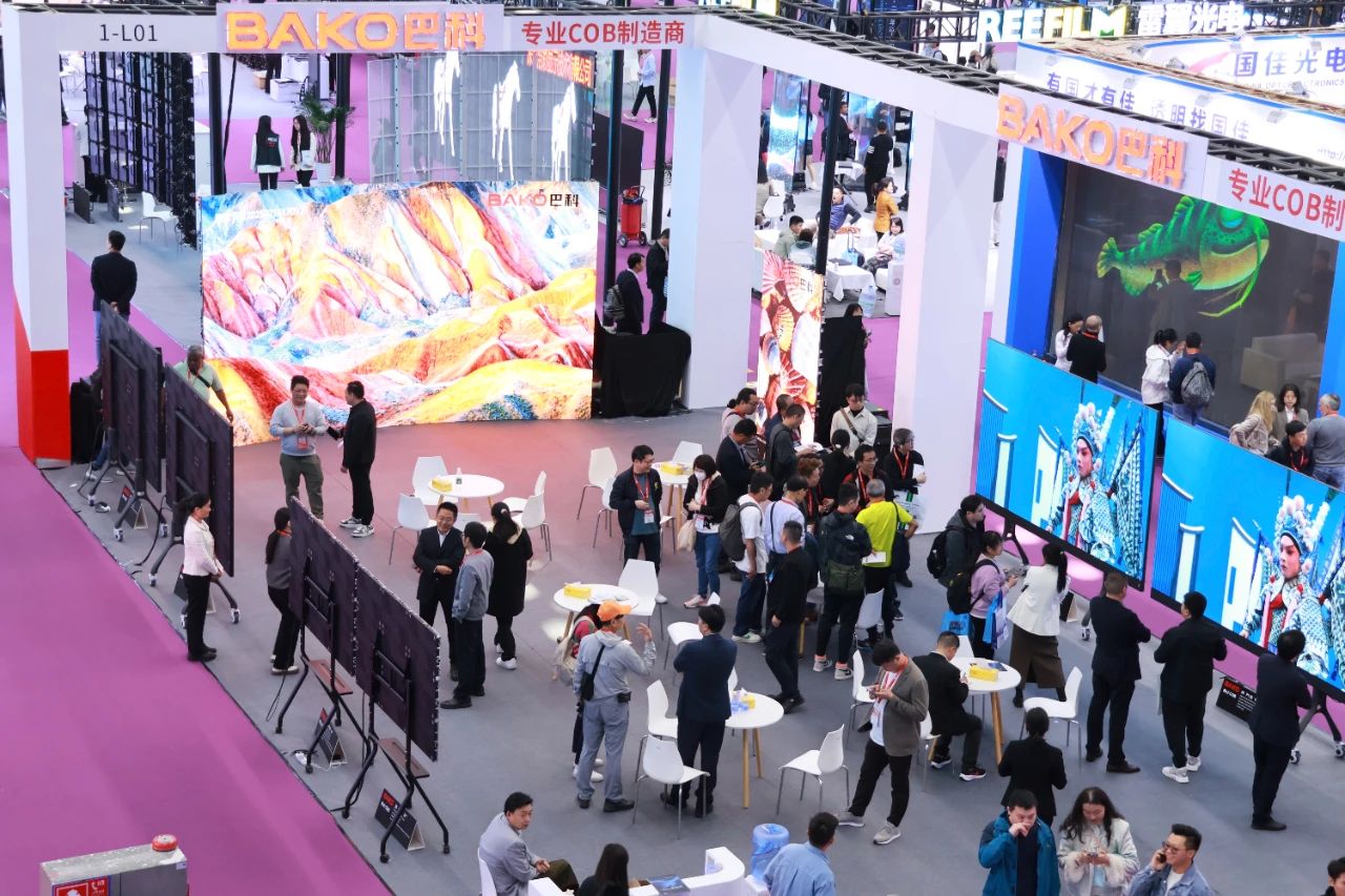 LED CHINA開展！巴科光電LED全場景動態(tài)子像素點(diǎn)燃全場